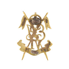 Cap badge, officer, 6th King Edward's Own Cavalry, 1906-1921