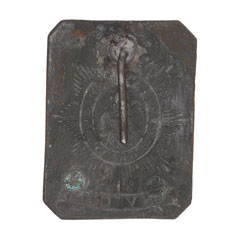 Shoulder belt plate, 2nd East Kent Local Militia, 1808-1815