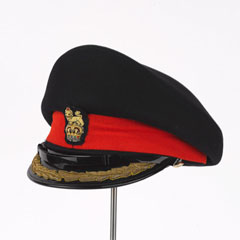 Peaked cap, No 1 dress, Colonel Sylvia N Short, Queen Alexandra's Royal Army Nursing Corps, 1997 (c)