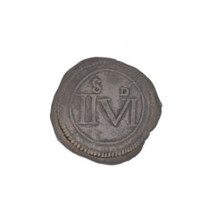 Half crown coin, 1643