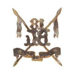 Pouch badge, 18th Bengal Lancers, 1886-1906