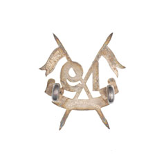 Collar badge, officer, 19th Lancers (Fane's Horse), 1903-1922