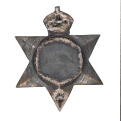 Helmet badge, 73rd Carnatic Infantry, 1903-1922