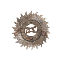 Cap badge, 75th Carnatic Infantry, 1903-1922