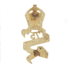 Pugri badge, 75th Carnatic Infantry, 1903-1922