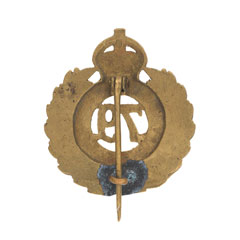 Pugri badge, 79th Carnatic Infantry, 1903-1922