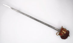 Basket-hilted sword, Pattern 1865, presented to Major General Sir Herbert Taylor Macpherson VC, 1882