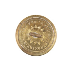 Button, 14th (The Ferozepore) Regiment of Bengal Native Infantry, 1864-1877