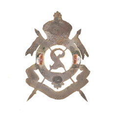 Pugri badge, 2nd Regiment of Madras Lancers, 1886-1901