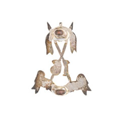 Collar badge, 16th Light Cavalry, 1922-1947
