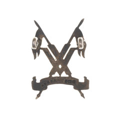 Cap badge, officer, 15th Lancers, 1924 (c)