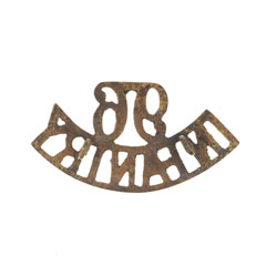 Shoulder title, 96th Berar Infantry, 1903-1922