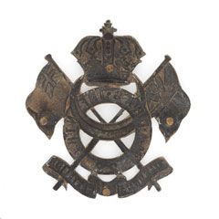Shoulder belt badge, 29th (7th Burma Battalion) Madras Infantry, 1893-1903