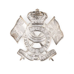 Pugri badge, 29th (7th Burma Battalion) Madras Infantry, 1893-1903