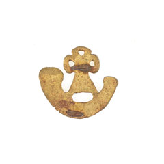 Shoulder title, 31st (Trichinopoly) Regiment of Madras Light Infantry, 1885 (c)