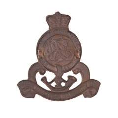 Cap badge, 2nd Queen Victoria's Own Rajput Light Infantry, 1911-1922