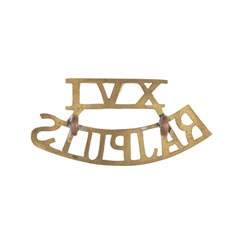 Shoulder title, 16th (Rajputs) The Lucknow Regiment, 1903-1922