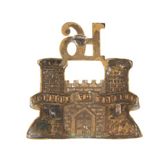 Helmet badge, 16th (Lucknow) Rajput Infantry, pre-1922