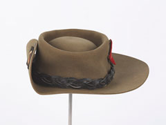 Slouch hat, Vernon Britland, 2nd Battalion The Buffs (Royal East Kent Regiment), Burma, 1942-1946