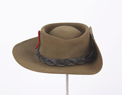 Slouch hat, Vernon Britland, 2nd Battalion The Buffs (Royal East Kent Regiment), Burma, 1942-1946