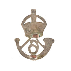 Cap badge, officer, 6th Jat Light Infantry, 1901-1902