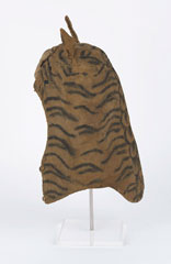Tiger headdress, Chinese imperial forces,  3rd China War (Boxer Rebellion), 1900-1901