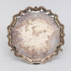 Silver salver presented to Lieutenant Colonel Sir James Dunlop Smith (1858-1921), KCS, KCVO, CIE, 1910