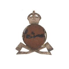 Cap badge, officer, 34th Sikh Pioneers, 1903-1922