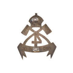 Cap badge, Hazara Pioneers, 1929-1933