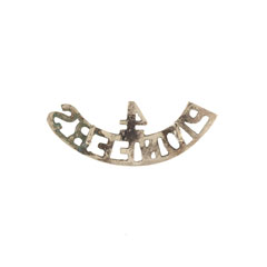 Shoulder title, 4th Hazara Pioneers, 1922-1929