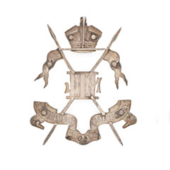 Sabretache badge, 3rd Regiment of Madras Lancers, 1895