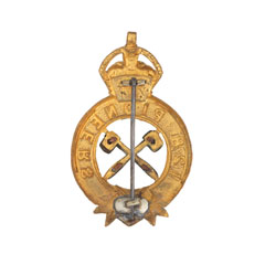 Pugri badge, officer, 128th Pioneers, 1903-1922