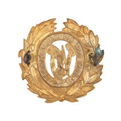 Cap badge, other ranks, West India Regiment, 1900 (c)