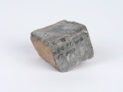 Brick fragment from Fort Pitt, Pennsylvania, USA, 1760 (c)
