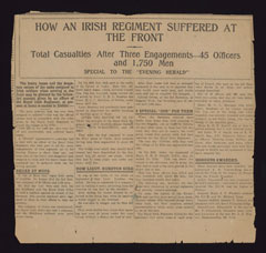 Two accounts of the action at Le Pilly, 18-20 October 1914.