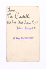 Private Castell, West India Regiment, 1888 (c)