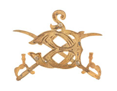Pouch badge, 2nd Regiment of Bengal Cavalry, 1861-1890