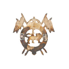 Collar badge, officer, 2nd Royal Lancers (Gardner's Horse), 1935-1950