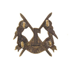 Shoulder title, 1st Madras Lancers, 1886-1901