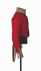 Officer's full dress coatee, 43rd Regiment of Madras Native Infantry, 1846-1848