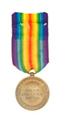 Allied Victory Medal 1914-19, 2nd Lieutenant James Nolan, Royal Dublin Fusiliers