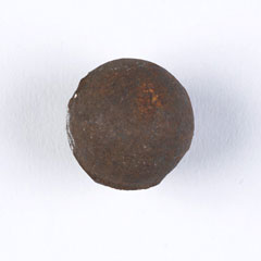 Iron shot, reputedly from the Siege of Athlone, Ireland, 1691