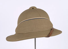 Wolseley pattern hot weather helmet, The Buffs (East Kent Regiment), 1930 (c)