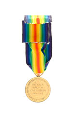 Allied Victory Medal 1914-19, Captain Douglas Cutbush, 4th Battalion, Duke of Cambridge's Own (Middlesex Regiment)