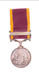 2nd China War Medal 1857-60, with clasp, 'Taku Forts 1860', awarded to Sergeant John Eaton, 1st Battalion, 3rd (The East Kent) Regiment of Foot (The Buffs)