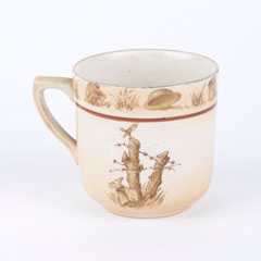 'Well if you knows a better ole, go to it', Bairnsfather Ware tea cup, 1919 (c)