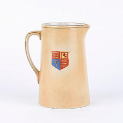 'When the 'ell is it goin' to be strawberry', Bairnsfather Ware jug, 1917 (c)