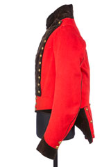 Short tailed coatee, Lieutenant Colonel William Cludde, Shropshire Yeomanry, 1810 (c)