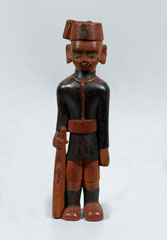 Carved figure of a sergeant of the King's African Rifles, 1917 (c)