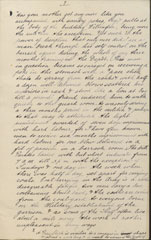 'Experiences of a Soldier', manuscript memoir by an unknown author, 1900 (c)